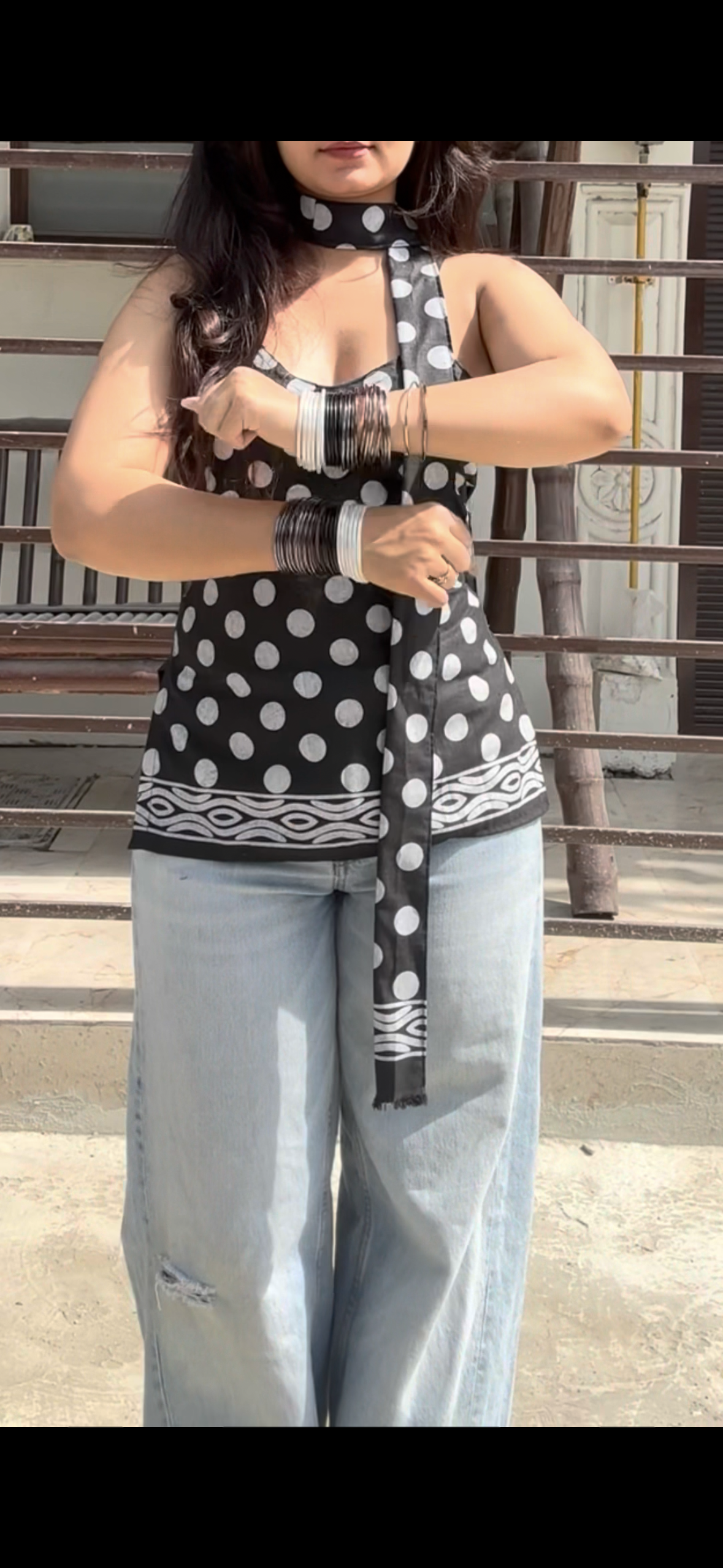 Polka Dot kurti